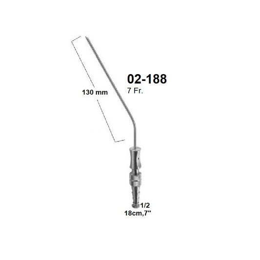 FRAZIER 30° Suction Tubes, 02-188