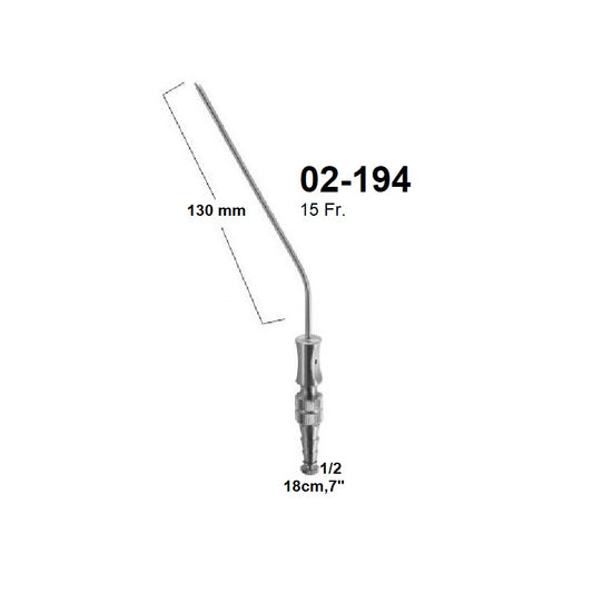 FRAZIER 30° Suction Tubes, 02-194