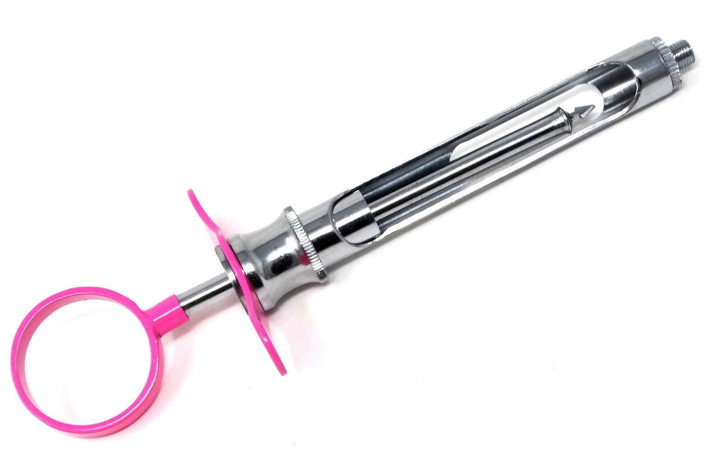 STAINLESS DENTAL SYRINGE 1.8CC PINK RING, AS-3033