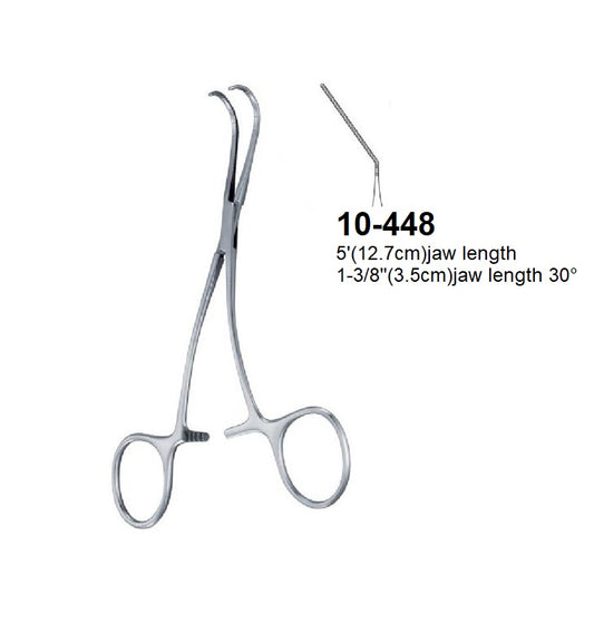 Castaneda Multipurpose Clamp & Atraumatic Cardiovascular Forceps, 10-448