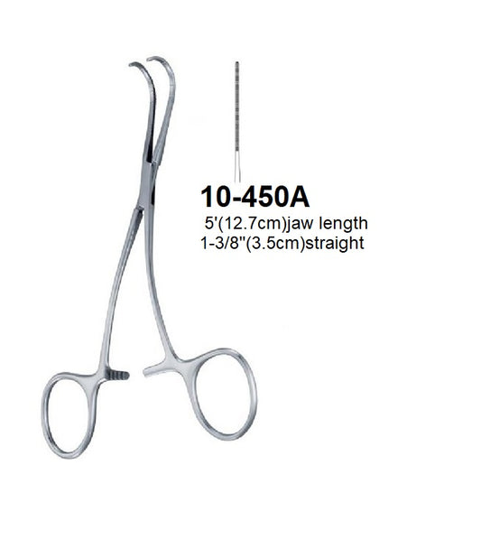 Castaneda Multipurpose Clamp & Atraumatic Cardiovascular Forceps, 10-450A