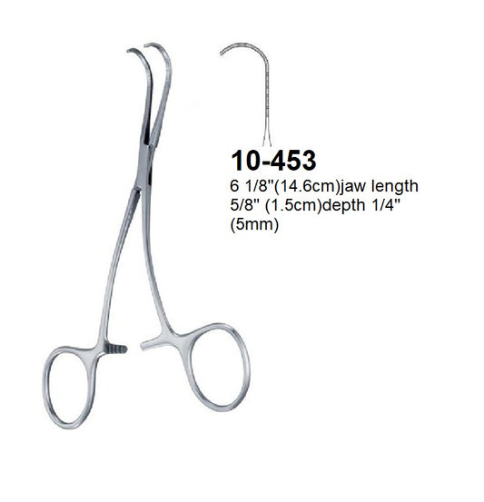 Castaneda Multipurpose Clamp & Atraumatic Cardiovascular Forceps, 10-453