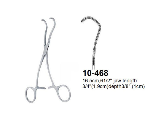 Cooley-Derra & atraumatic cardiovascular forceps, 10-468