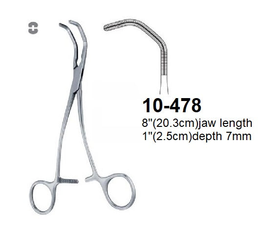 Cooley-Partial Occlusion Clamps & Atraumatic Cardiovascular Forceps, 10-478