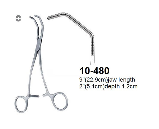 Cooley-Partial Occlusion Clamps & Atraumatic Cardiovascular Forceps, 10-480