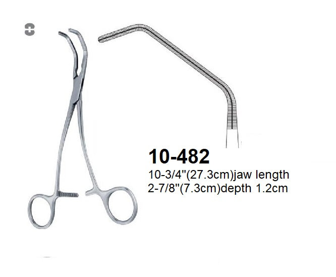 Cooley-Partial Occlusion Clamps & Atraumatic Cardiovascular Forceps, 10-482