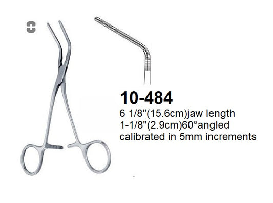 Cooley Multipurpose Clamp & Atraumatic Cardiovascular Forceps, 10-484