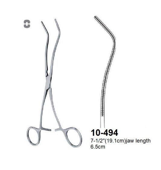 Renal Artery Clamps & Atraumatic Cardiovascular Forceps, 10-494