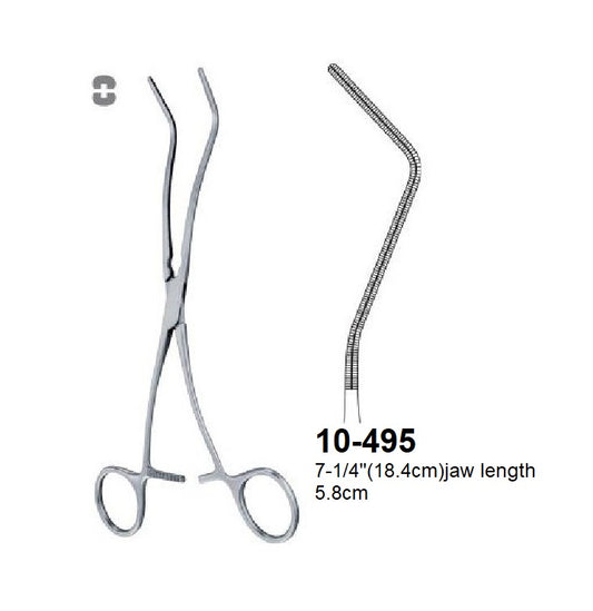 Renal Artery Clamps & Atraumatic Cardiovascular Forceps, 10-495