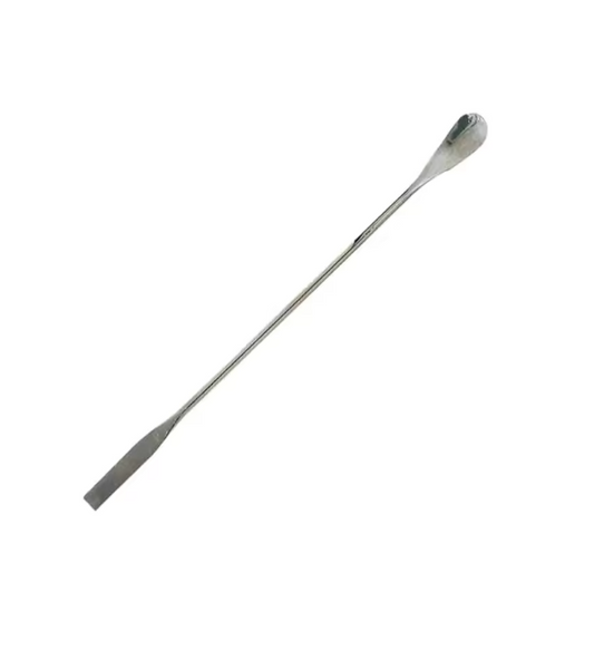 SCIENTIFIC LABWARES STAINLESS STEEL D/E MICRO LAB SPATULA SAMPLER HAYMAN STYLE(6.5in)(16.5cm) MICRO VS SPOON, 142 Micro