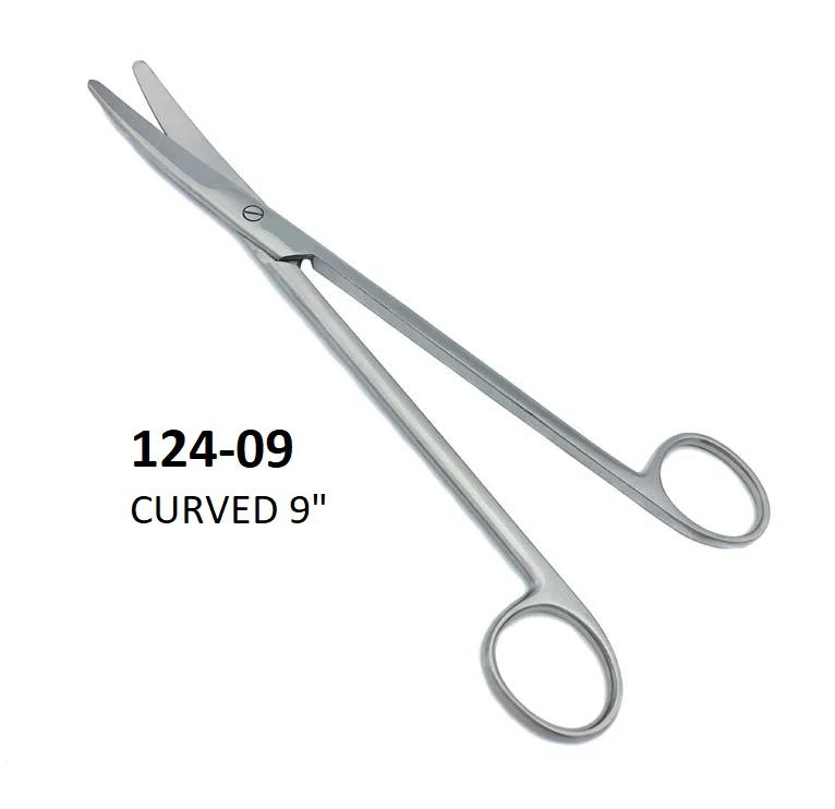 MAYO SCISSORS CURVED, 124-09