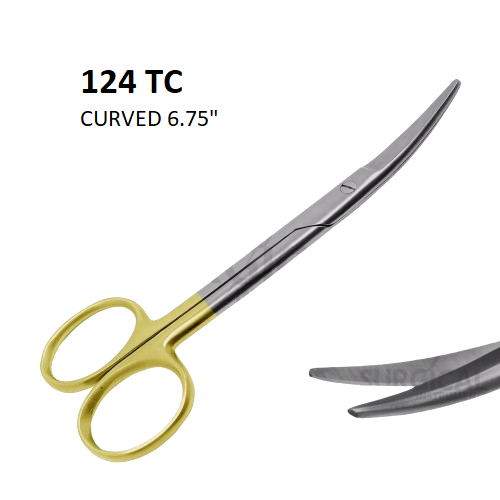 T.C MAYO SCISSOR CURVED 6.75”, AS-124TC