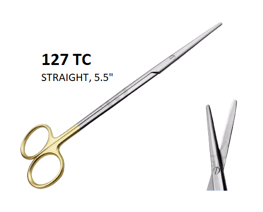 T.C METZENBAUM SCISSOR STR 5.5”, AS-127TC