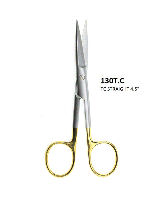 Iris Scissors, STRAIGHT 130 TC