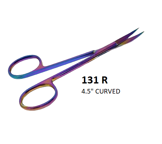 IRIS SCISSORS ROUND, CURVED 131 R