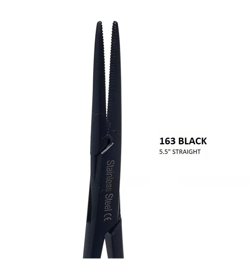 KELLY FORCEP STRAIGHT, 163 BLACK