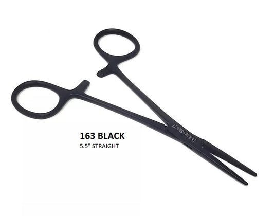 KELLY FORCEP STRAIGHT, 163 BLACK