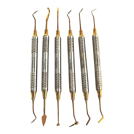 COMPOSITE FILLING SET OF 6 PCS  GOLD, AS-3086