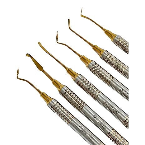 COMPOSITE FILLING SET OF 6 PCS  GOLD, AS-3086