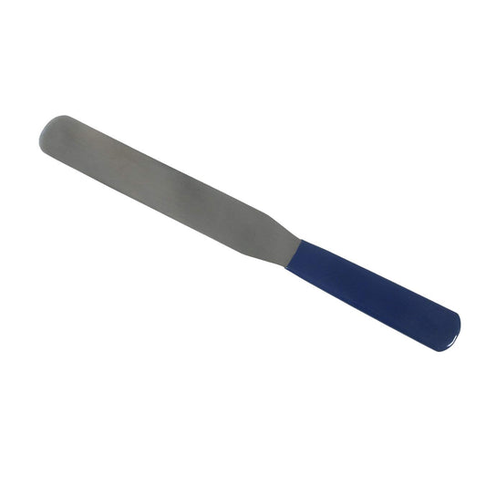 SCIENTIFIC LABWARES SPATULA PVC HANDLE STAINLESS BLADE BRASS RIVETS (12in COMFORT GRIP), 122