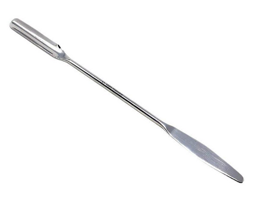 LAB SPATULA SEMI CIRCLE ARROW ENDS 7'', 789-147