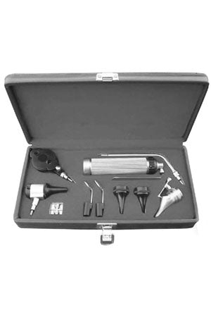 Otoscope/Opthalmoscope set in Black Box W/3 Extra Bulbs,  AS-1010