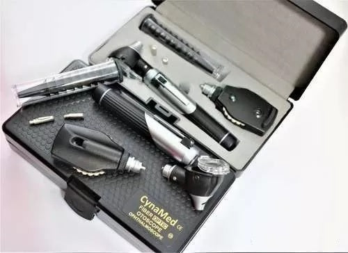 Single Handle Led Fiber Optic Otoscope set w/2 bulb , AS-1029