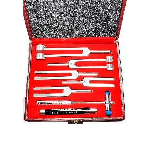 BROWN BOX TUNING FORK SET, AS-1079