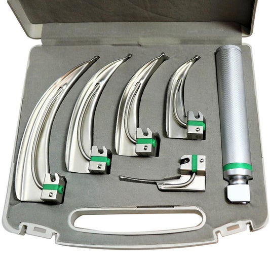 F.O WHITE BOX LARYNGOSCOPE MAC SET OF 6, AS-2001