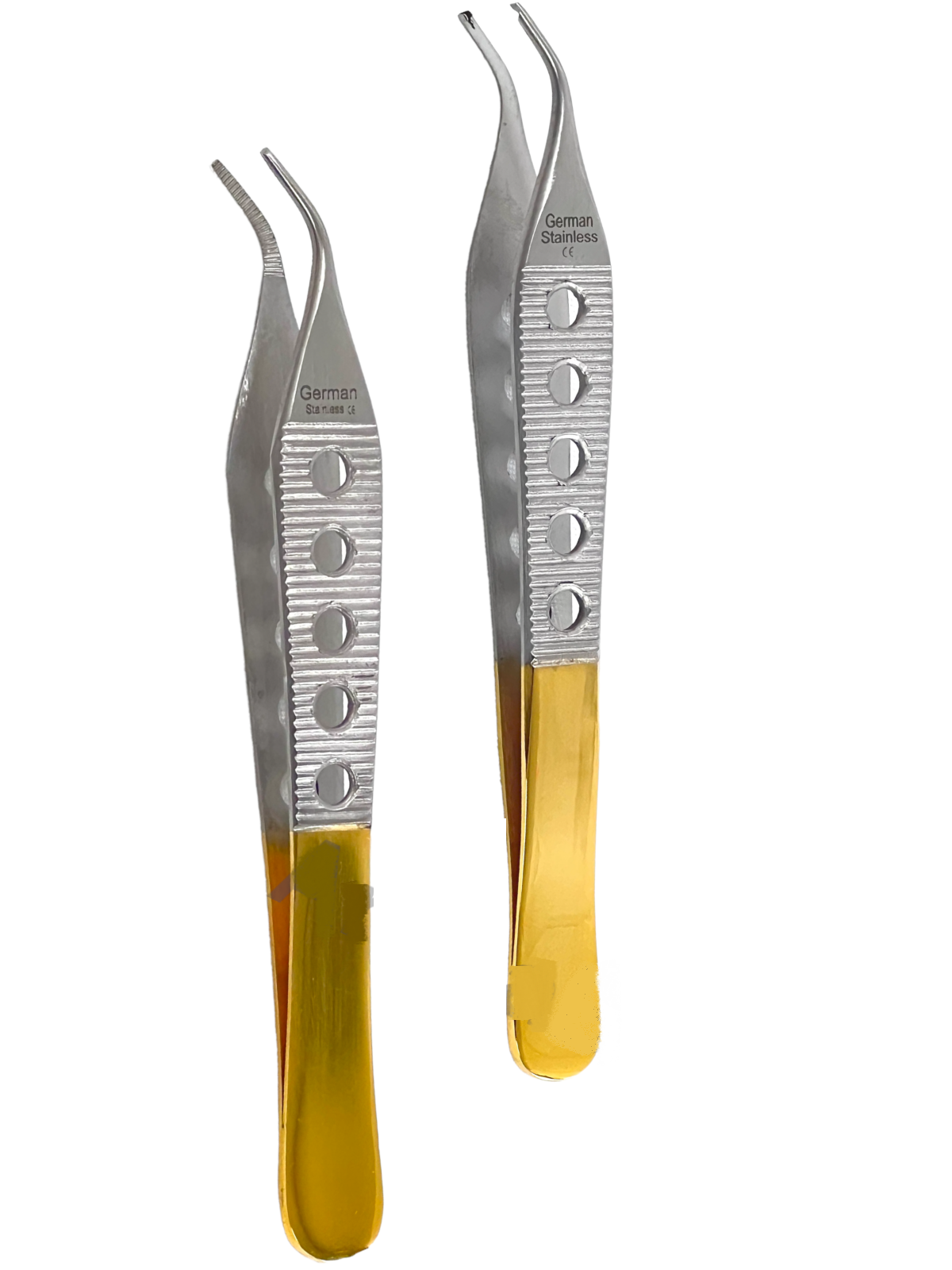 ADSON DRESSING FORCEPS  GOLD W/HOLE, AS-249CVD