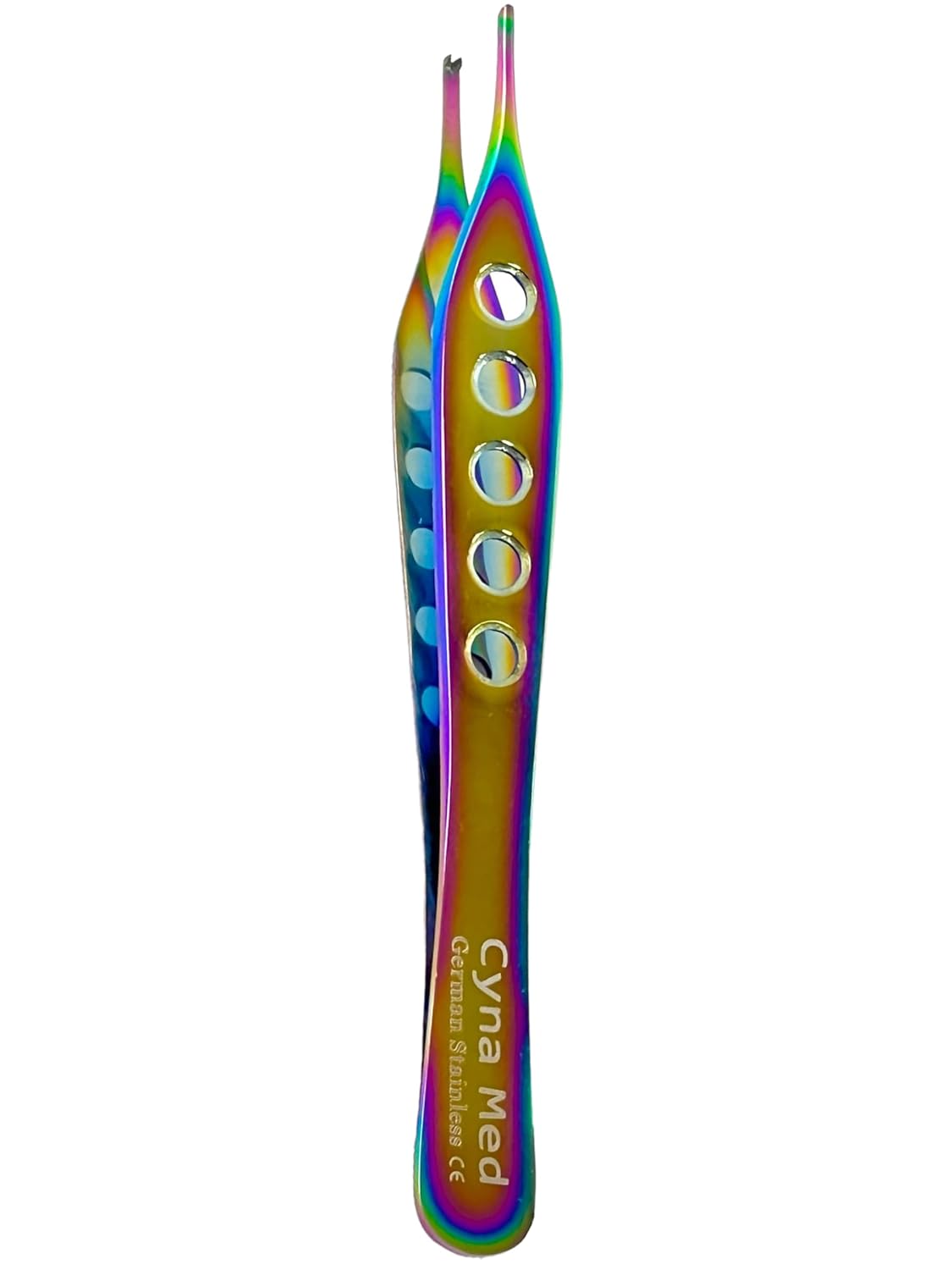 ADSON DRESSING FORCEPS  RAINBOW W/HOLE, AS-249R