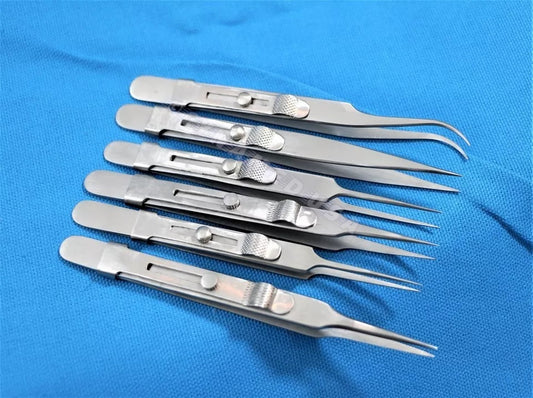 JEWELRY TWEEZER SET OF 6 WITH LOCK, AS-3061