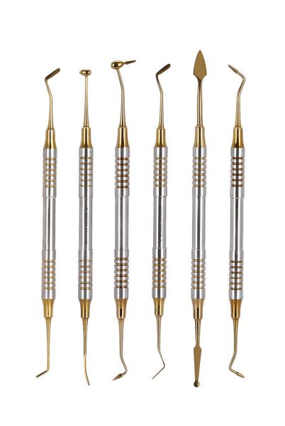 COMPOSITE FILLING SET OF 6 GOLD PLAN, AS-3087