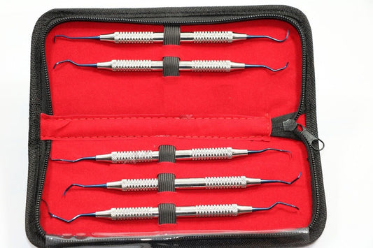 TITANIUM GRACEY CURETTE  SET OF 5, AS-4135