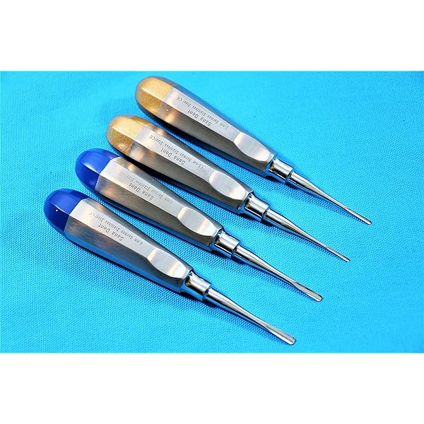 ELEVATOR SET OF 4 STR BLUE + GOLD 1+2+3+4MM, AS-4159