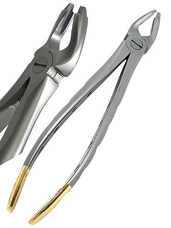 EXTRACTING FORCEP F1 WHOLE HANDLE GOLD