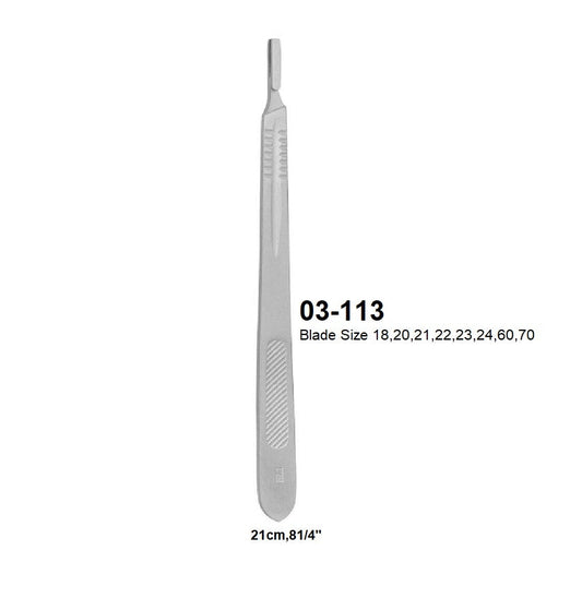 SCALPEL HANDLE 4L LONG, 03-113