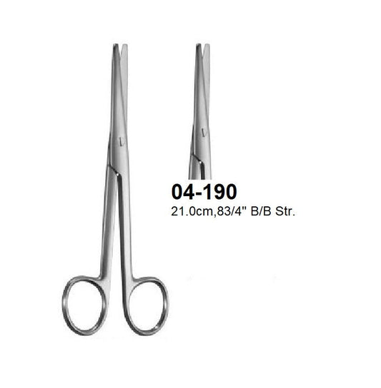 MAYO-STILLE DISSECTING & GYNECOLOGICAL SCISSORS, 04-190