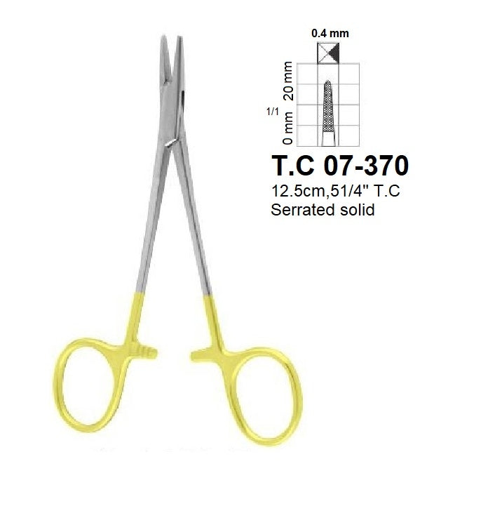 Halsey Needle Holders, T.C 07-370 – Surgical Design Shop