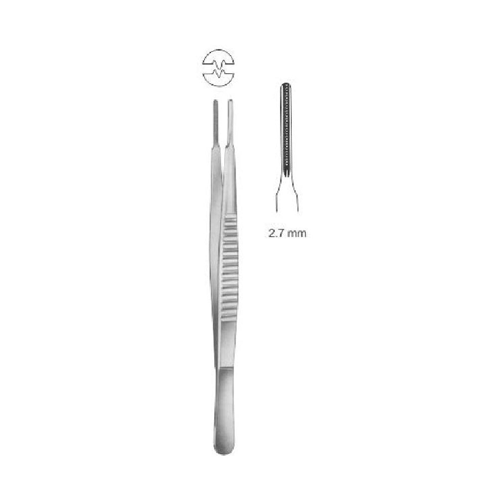 DEBAKEY ATRAUMATIC DRESSING FORCEPS