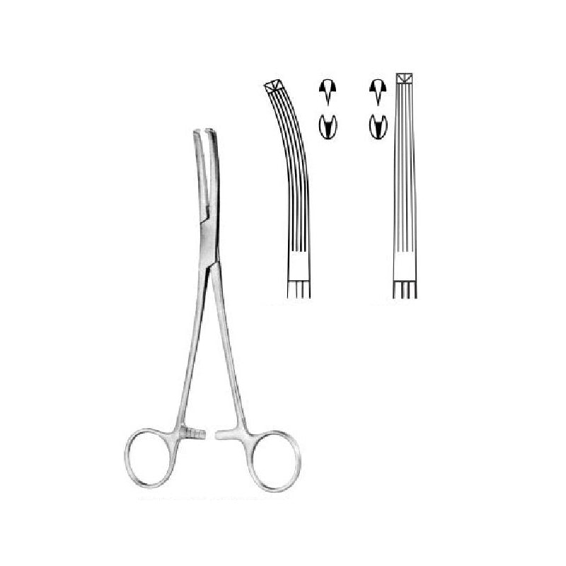 Long Haemostatic Tissue Forceps