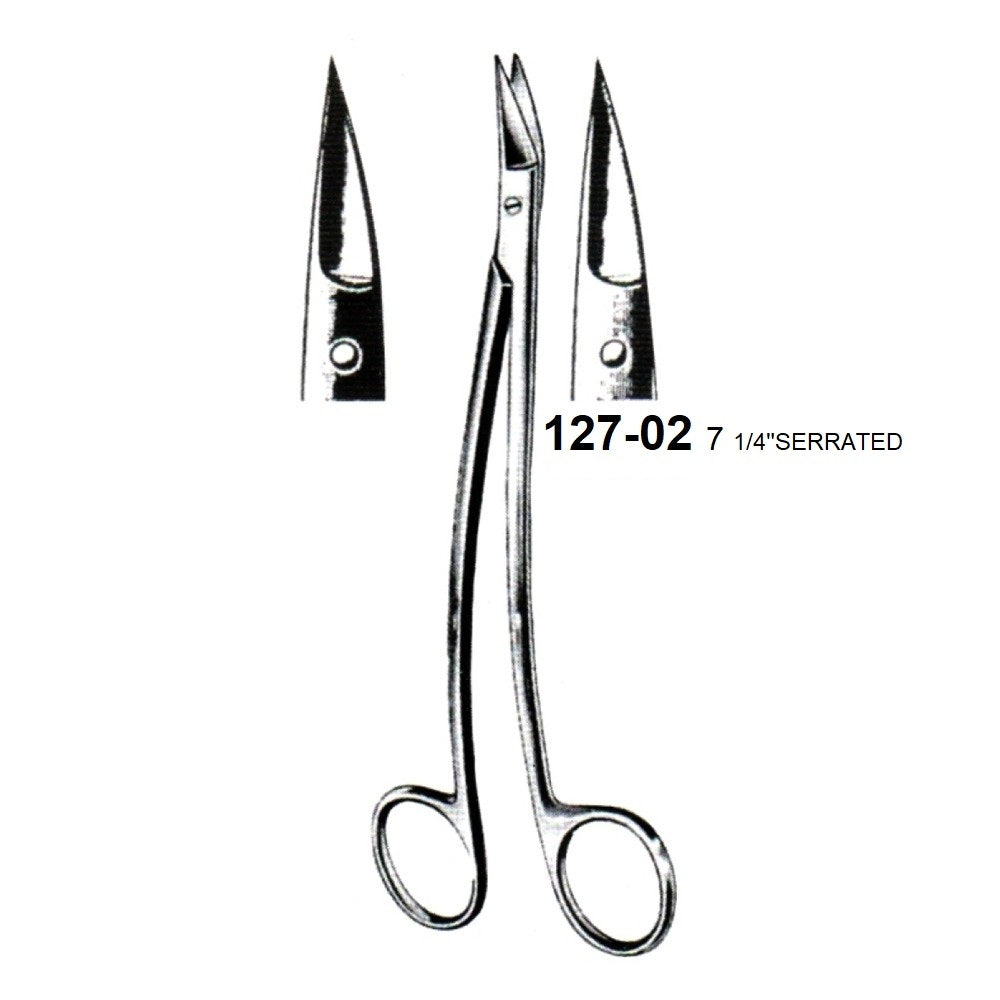 DEAN SCISSORS CURVED 127-02 SER