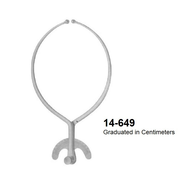 Breisky Pelvimeter Obstetrical Forceps, 14-649