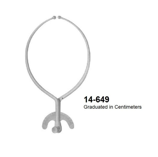 Breisky Pelvimeter Obstetrical Forceps, 14-649