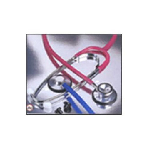 Single Head Stethoscope Burgandy Tubing