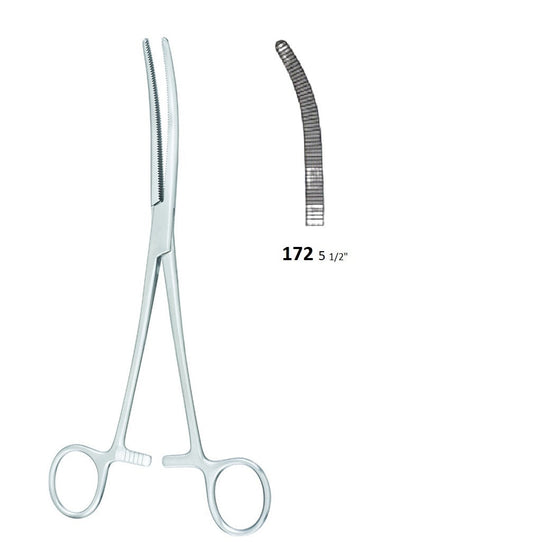 ROCHESTER / PEAN FORCEPS CURVED 172