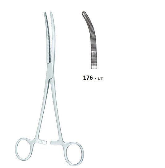 ROCHESTER / PEAN FORCEPS CURVED 176