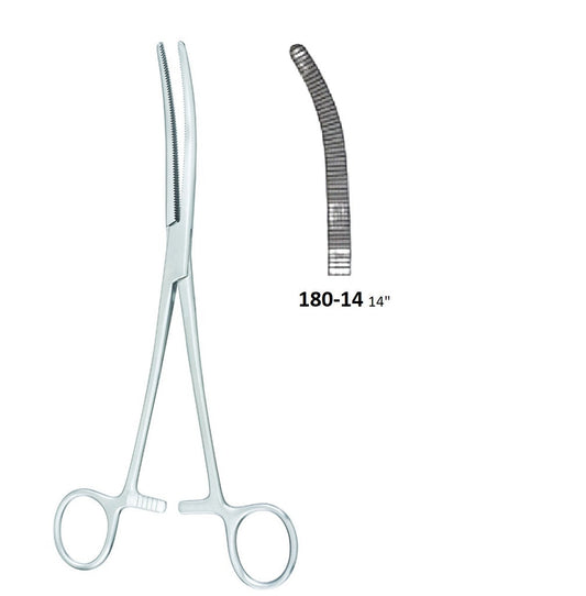 ROCHESTER / PEAN FORCEPS CURVED 180-14