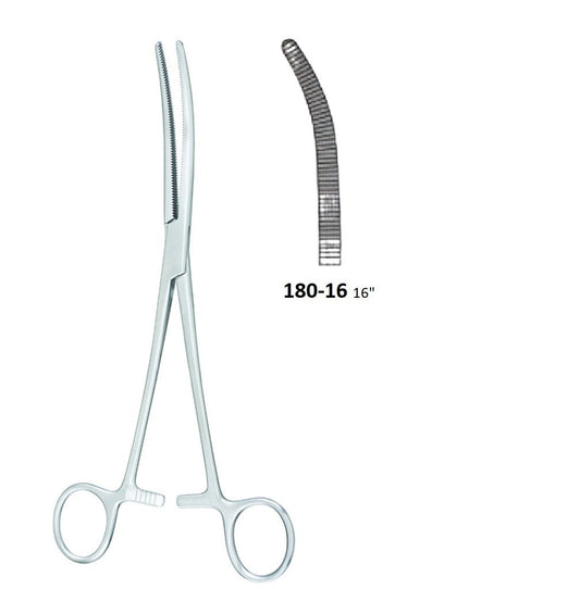 ROCHESTER / PEAN FORCEPS CURVED 180-16