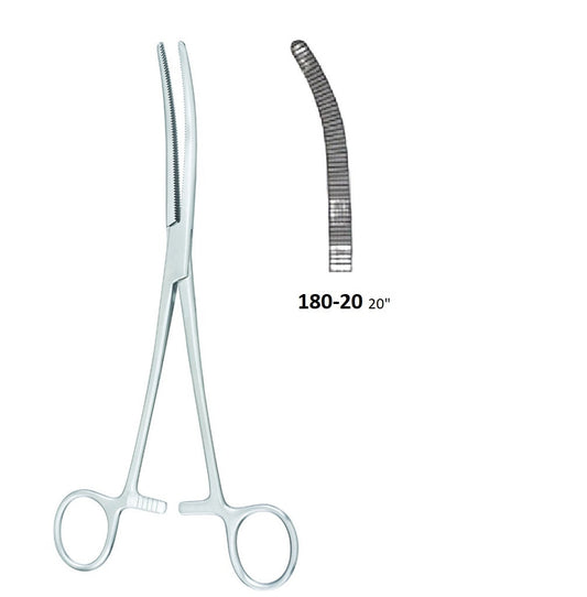 ROCHESTER / PEAN FORCEPS CURVED 180-20